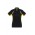 Ladies Renegade Polo - Black / Gold / Silver
