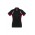 Ladies Renegade Polo - Black / Red / Silver