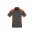 Mens Rival Polo - Grey / Fluro Orange