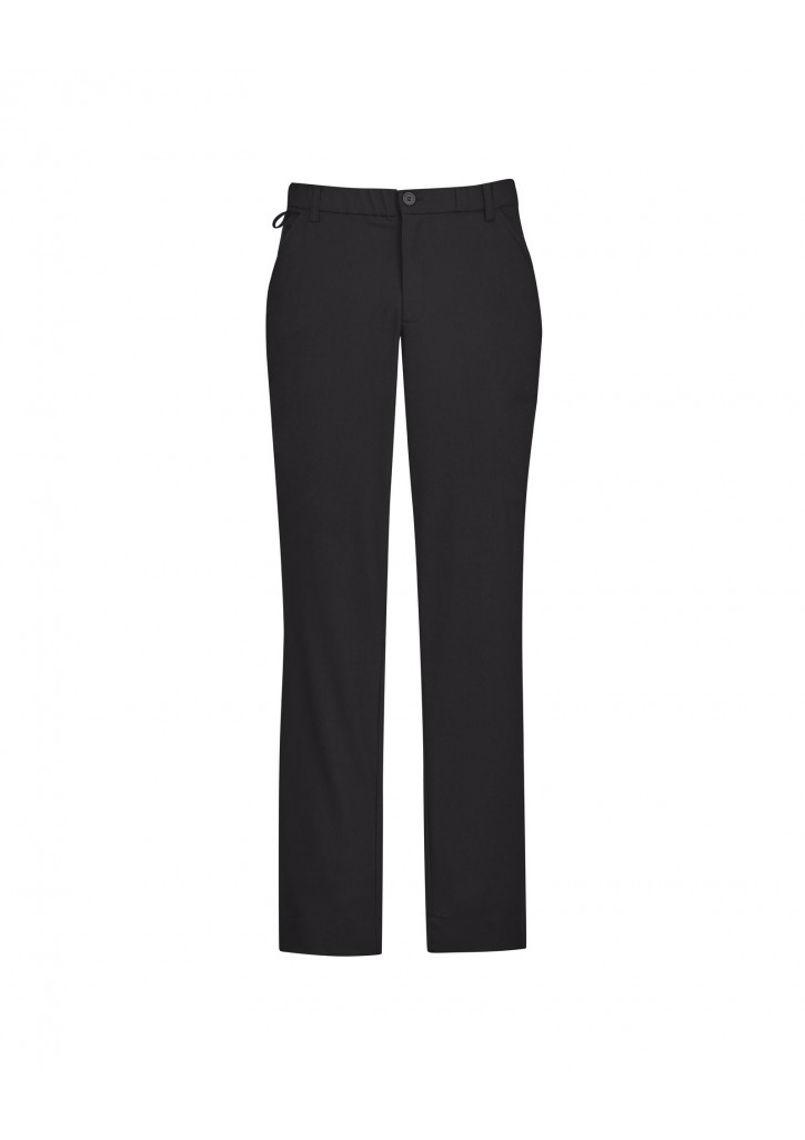 Mens Comfort Waist Flat Front Pant