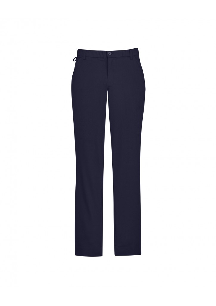 Mens Comfort Waist Flat Front Pant