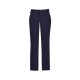 Mens Comfort Waist Flat Front Pant
