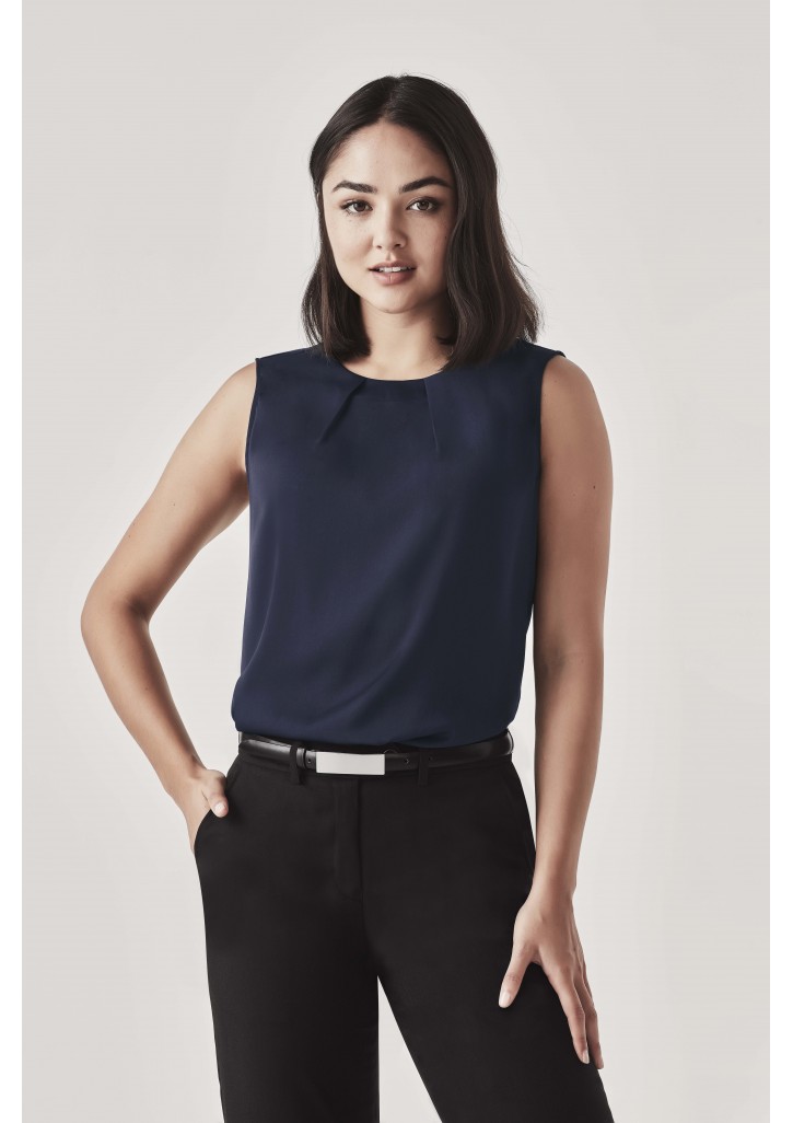Womens Estelle Pleat Blouse