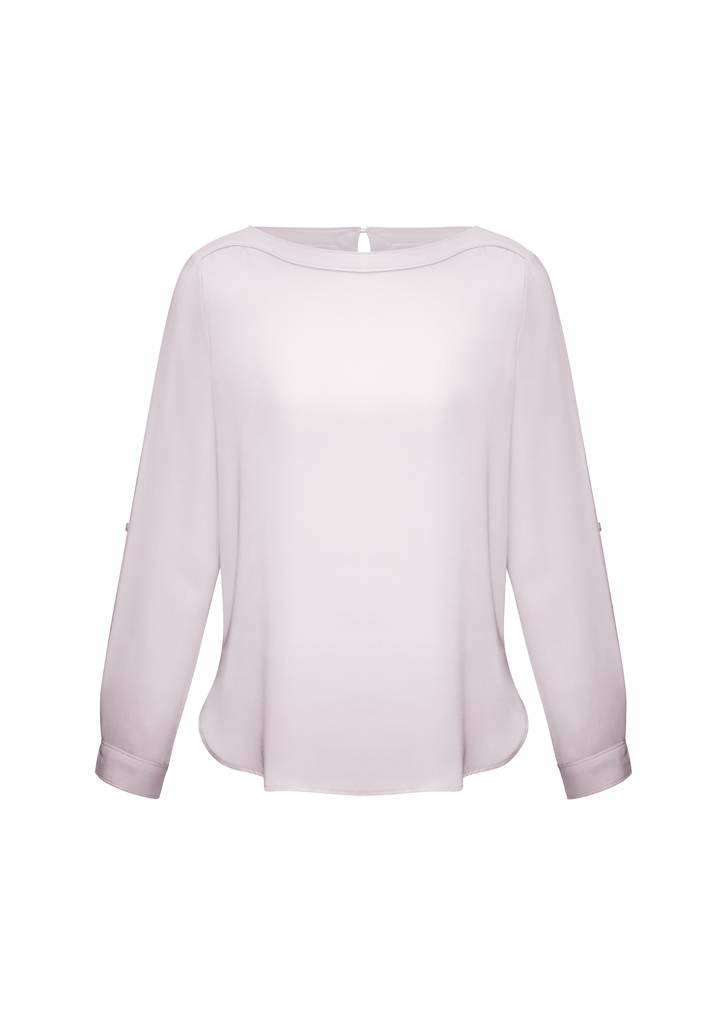 Ladies Madison Boatneck Blouse