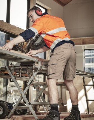 Mens Streetworx Curved Cargo Short