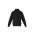 Mens 1/4 Zip Brushed Fleece - Black / Charcoal
