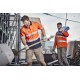 Mens Rugged Cooling Taped Hi Vis Spliced S/S Shirt