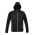 Mens Stealth Tech Hoodie - Black / Silver
